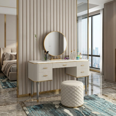 Console table vanity table desk console bedroom secretary chest of drawers