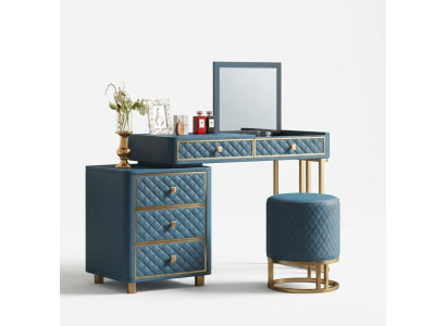 Makeup table, dressing table, cosmetic table, stool, mirror, nightstands