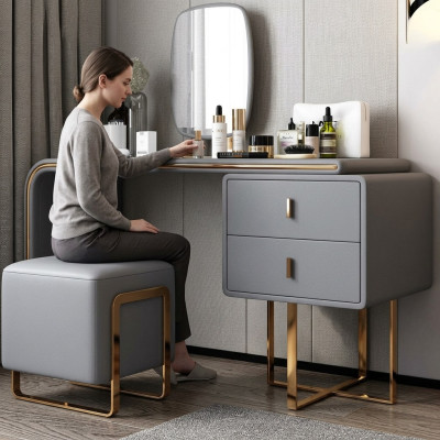 Table modern console mirror dresser vanity bedroom stool consoles