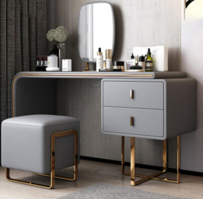 Table modern console mirror dresser vanity bedroom stool consoles