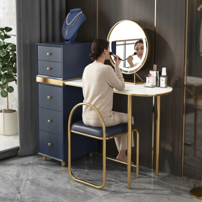 Dressing table mirror stool set chest of drawers bedroom new make-up