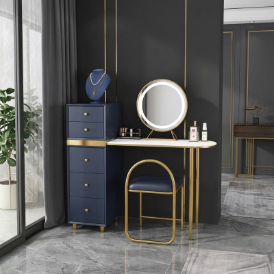 Dressing table mirror stool set chest of drawers bedroom new make-up