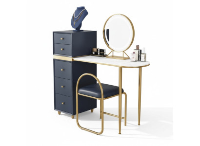 Dressing table mirror stool set chest of drawers bedroom new make-up