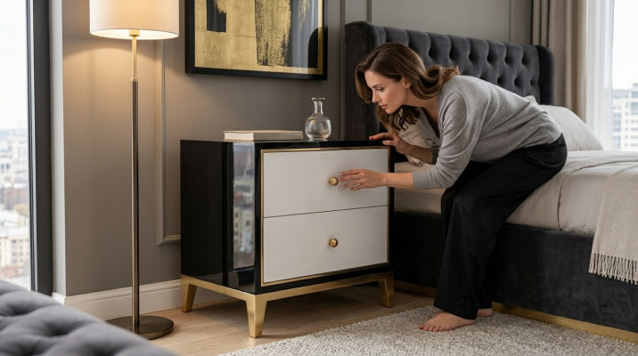 Bedside tables nightstands night tables table side bedroom