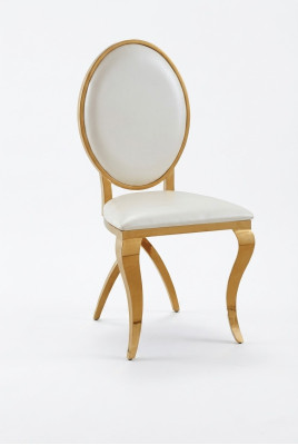 Luxury Textile Stainless Steel Armchair Dining Room Design Chair Upholstered Chair