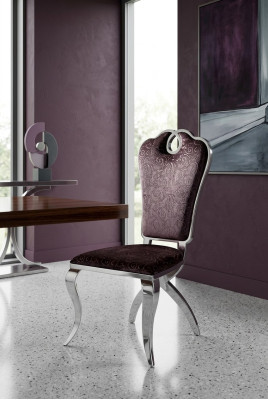 Upholstered Luxury Armchair Dining Chair Design Textile Chair Faux Leather