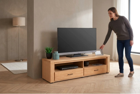 Sideboard showcase solid wood TV stand classic drawer new wood place