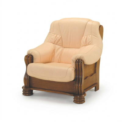 Designer classic upholstered TV armchair sofa couch 1-seater designer couches