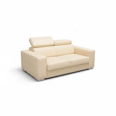 Two-seater Sofa New Modern Sofa Beige 2-seater Couches Sofas Furniture Lounge Wood