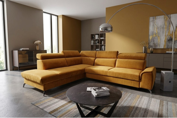 Sectional L-shaped sofa new modern sleep couches upholstered furniture