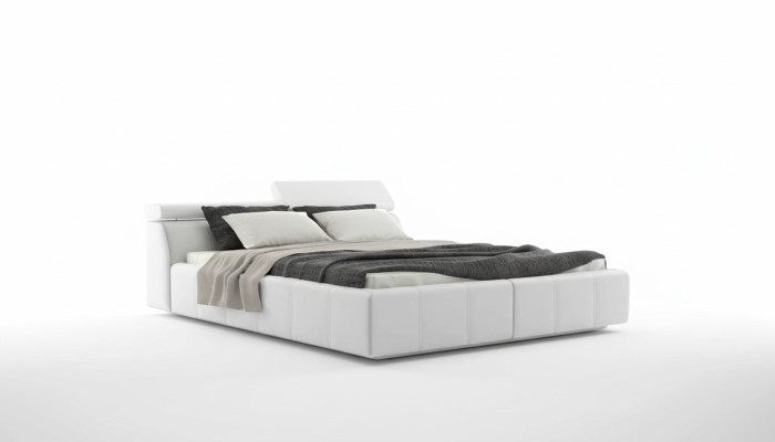 Designer bed upholstery hotel double beds multifunctional beds 180 x 200 new