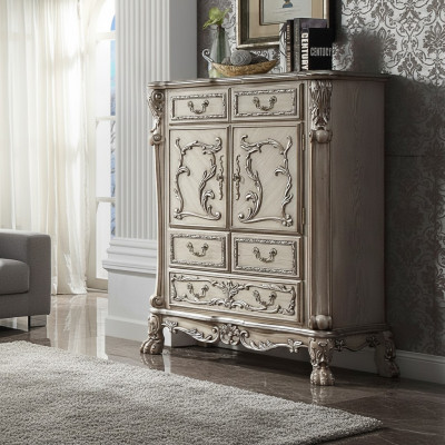 Baroque dresser cabinet luxury dressers cabinet shelf console furniture silver shelves
