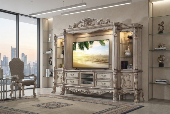 Living room wall unit set: display cabinet, cupboard, shelf set, wall units, shelf, TV wall.