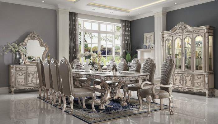 Large Knight Table Baroque Dining Table XXL 345cm Wood Tables Classic Furniture New