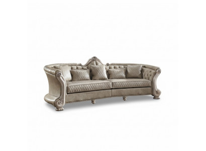 Big XXL Sofa Couch Classic Furniture Upholstered Sofas 4-Seater Baroque Textile Couches