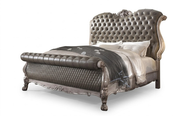 Bed double beds hotel 180x200 Italian furniture luxury baroque