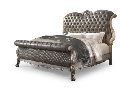 Bed double beds hotel 180x200 Italian furniture luxury baroque