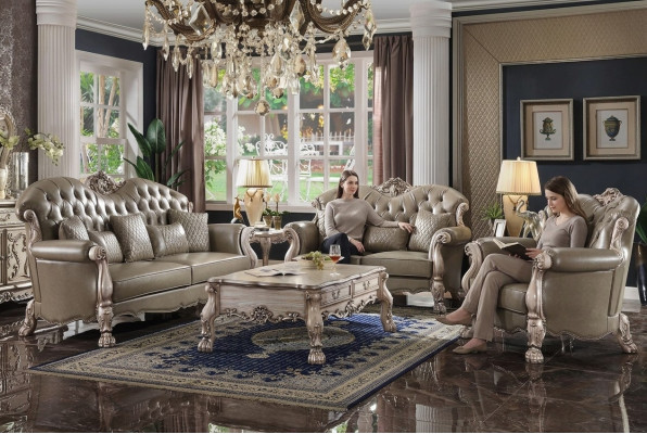Baroque Chesterfield Sofa Set Classical Sofa Furniture Couch Set Sofas New