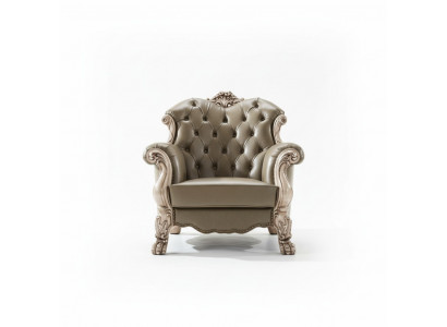Baroque Armchair Single Upholstered Sofa Couch TV Couches Design Living Room New