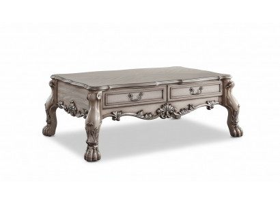 Coffee table side table wood sofa living room table baroque designer classic