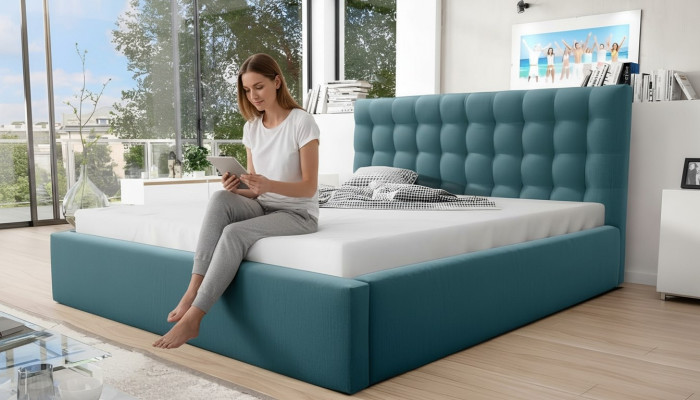 Modern king-size bed Chesterfield beds modern hotel bed double bed