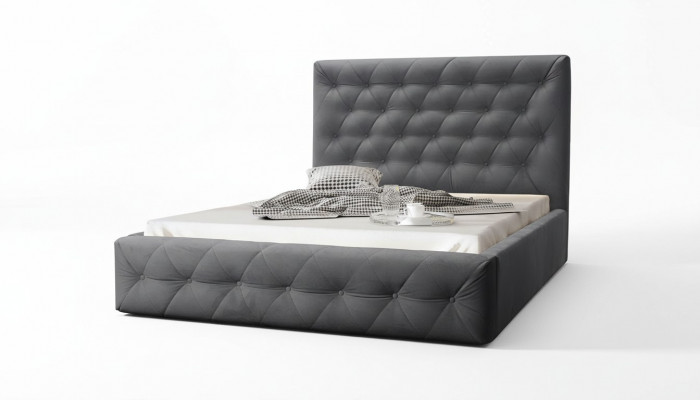 Modern wood designer bed noble furniture beds double new bedroom