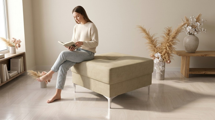 Upholstered stool seat stool side table textile new stool pouf footstool stool