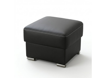 Modern stool bench upholstered footrest corner stool in black ottoman stool