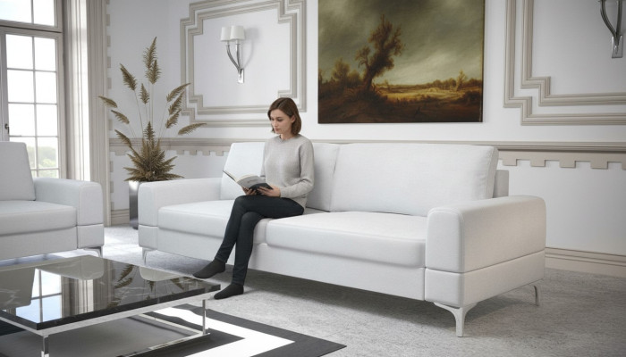 Sofa Couch Upholstery Elegant Luxury Design Two-Seater Living Room Modern Sofas