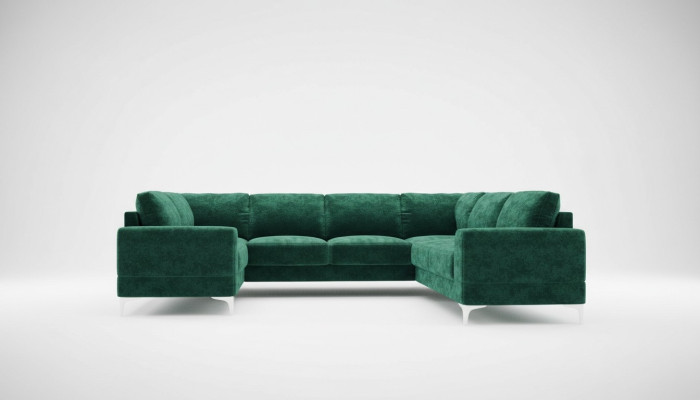Living area upholstered corner sofa couch sofas new living room velvet corner sofa U-shape