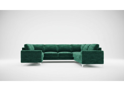 Living area upholstered corner sofa couch sofas new living room velvet corner sofa U-shape