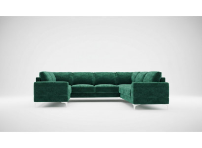 Living area upholstered corner sofa couch sofas new living room velvet corner sofa U-shape