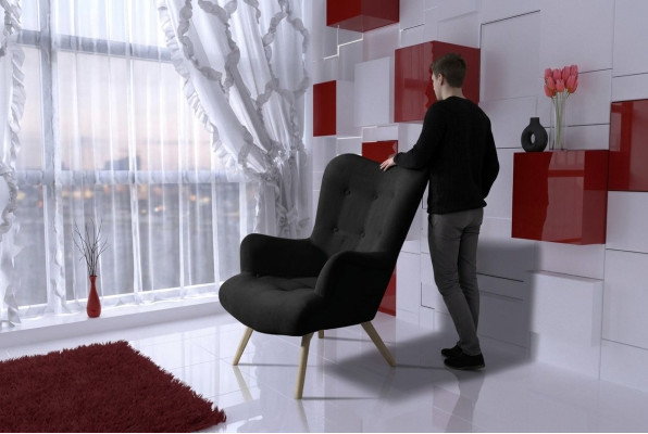 Armchair Luxury Chair Upholstery Cocktail Relax Bar Lounge Club Chairs Furniture Design