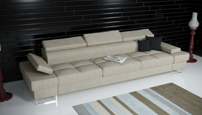 Sofa 4-seater Couch Upholstered Design Sofa 4-seater Sofas Textile Design Sofa Furniture