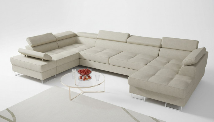 Textile Sofa Corner Sofa Sofa Couch Upholstered Living Landscape Leather Sofas Couches U Shape