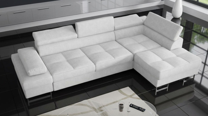 Sofas L shape sofa couch upholstered living landscape design corner sofa textile leather new