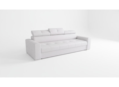 Modern 3-seater sofa room furniture white upholstered three-seater couch design sofa