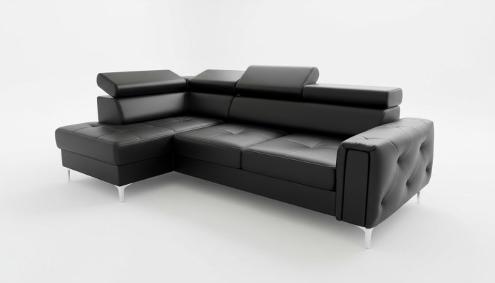 Leather sofa L-shape couch living room corner design living landscape couches sofas new