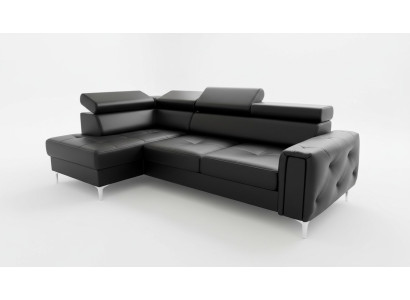 Leather sofa L-shape couch living room corner design living landscape couches sofas new