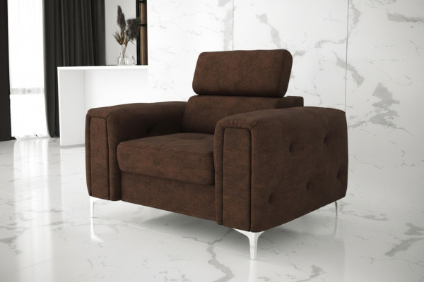 Sofa fabric couches upholstery textile new Chesterfield armchair TV couch 1 seater
