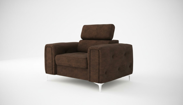 Sofa fabric couches upholstery textile new Chesterfield armchair TV couch 1 seater
