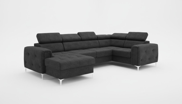 Living Area Design Corner Sofa Textile Couches Sofas U-Shape Sofa Couch Upholstery New