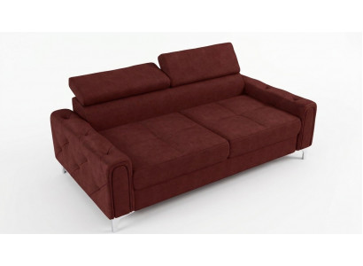 Design Couch Luxury Upholstered Furniture Sofa Couch Seat Leather Textile New 186x100cm