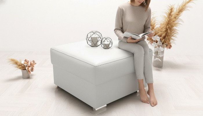 Pufa upholstered stool, Pufa bench, seat stool, stool bench, seat footstool.