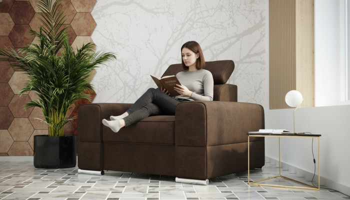 Design Luxury Chair Sofa Armchair 1-Seater TV Lounge Chaise Sofa Leather Textile