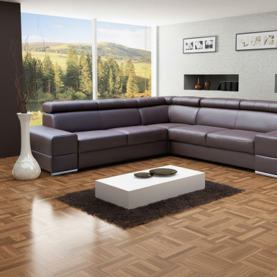 L-Form Designer Sofa Couch Corner Sofa New Corner Sofa Upholstered Living Landscape Couches