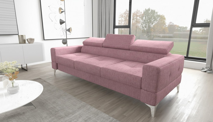 Three-seater couch upholstery design sofa modern 3-seater room furniture pink sofas