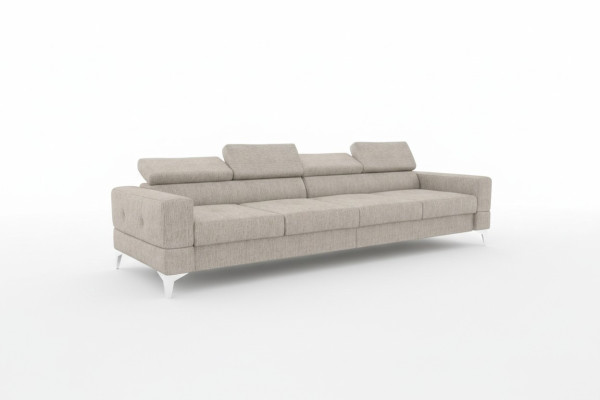 Living room couch couches upholstery sofas xxl design sofa 4-seater textile big new
