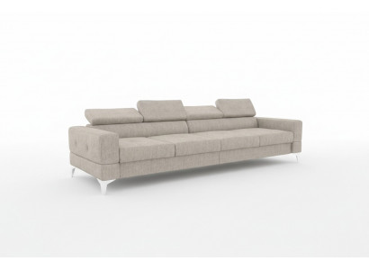 Living room couch couches upholstery sofas xxl design sofa 4-seater textile big new