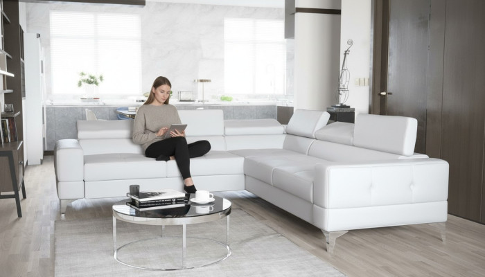 Sectional sofa living room L-shaped sofas couch design upholstery fabric modern couches